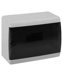 Корпус навесной ЩРН-П-8 ЭРА COMFORT IP41 прозр. крышка пластик. бел. ЭРА Б0067224
