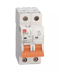 Выключатель автоматический модульный 2п B 6А 10кА BKN-b LS Electric 061206218B
