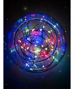 Гирлянда "Роса" DC-G06-120M 120 RGB microLED 12.1м. 8реж. 3хAA ФАZА 5059610
