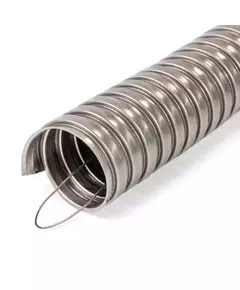 Металлорукав из нерж. стали МР (INOX) 18 с протяжкой (уп.50м) Fortisflex 83662