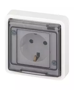 Розетка Эксперт 11-2522-01 2P+E IP55 шторки 16А-250В СУ бел. Эра Б0063281