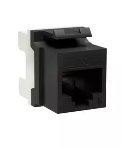Модуль Keystone RJ45 CAT6 не экранированный 180град. черн. DKC RNK6U180BK
