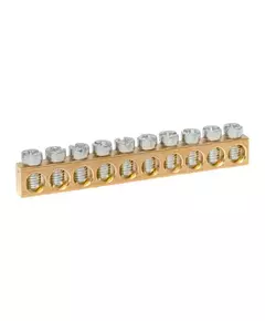 Шина PEN "ноль-земля" (6х9мм) 10 отв. для щитов Nova Unix Unix65 EKF nv-k10