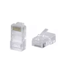 Коннектор RJ45(8P8C) кат.5E неэкранир. универс. (уп.100шт) TOKOV ELECTRIC TKE-CNR-5E24-UTP