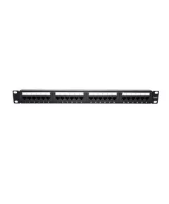 Патч-панель 19 1U кат.6 неэкранир. 24 порта RJ45 Dual IDC TOKOV ELECTRIC TKE-PP-6-1U-24P-UTP