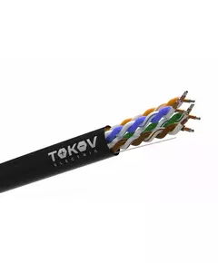 Кабель витая пара U/UTP 4х2х24 AWG кат.5E ССA PE TOKOV Light (м) TOKOV ELECTRIC TKL-C06-U42CCA-5E-305-OD
