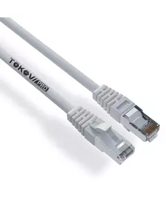Патч-корд кат.5E F/UTP 24 AWG LSZH 0.3м PRO TOKOV ELECTRIC TKP-PC06-5EF-CULSZH-030M