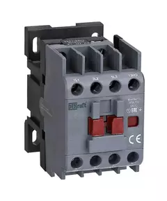 Контактор 9А 230В АС АС3 АС4 1НО+1НЗ КМ-102 DEKraft 21904DEK