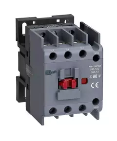 Контактор 38А 230В AC АС3 АС4 1НО+1НЗ КМ-102 DEKraft 21934DEK