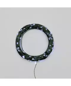 Гирлянда светодиодная "Роса" 30м 300LED бел. IP20 230В с контроллером провод зел. Neon-Night 303-275