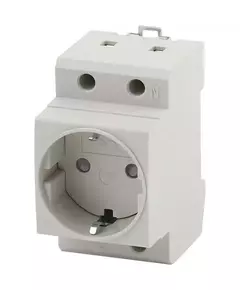 Розетка на DIN-рейку PRO MRD10-16-E 16А с заземлением Эра Б0057482
