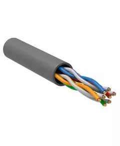 Кабель связи витая пара U/UTP 5E 4PR LSZH нг(А)-HF сер.(уп.305м) РФ/Т GENERICA BC1-C5E04-121-305-TL-R-G