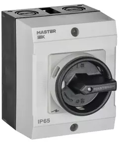 Переключатель кулачковый 10А (сх. 69) в боксе закрытая рукоятка IEK MI-CS21-010-069