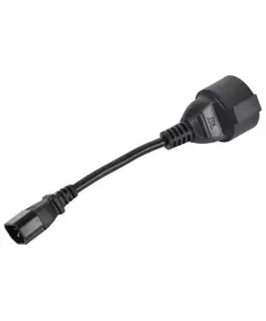 Адаптер PDU 3х1.5 10см с разъемами C14-Schuko ITK PC-C14D-10CM
