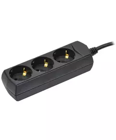 Удлинитель 3х5м с заземл. 10А IP20 У03 250В ПВС 3х1 черн. GENERICA WYP10-10-03-05-Z-K02-G