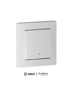 Выключатель 1-кл. AtlasDesign Smart 10А (сх. 1) L+N с подсветкой Zigbee механизм бел. SE ATN000113Z