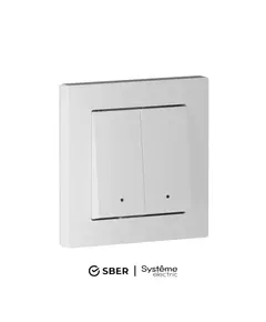 Выключатель 2-кл. AtlasDesign Smart 10А (сх. 5) L+N с подсветкой Zigbee механизм бел. SE ATN000153Z