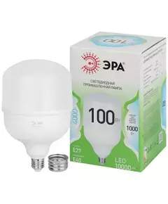 Лампа светодиодная GREEN LINE POWER T140-100W-840-E27/E40 GL 100Вт колокол 4000К яркий свет бел. E27/E40 Эра Б0067037