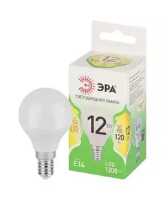 Лампа светодиодная GREEN LINE P45-12W-830-E14 GL 12Вт шар 3000К свет тепл. E14 Эра Б0067042