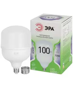 Лампа светодиодная GREEN LINE POWER T140-100W-865-E27/E40 GL 100Вт колокол 6500К свет холод. E27/E40 Эра Б0067055