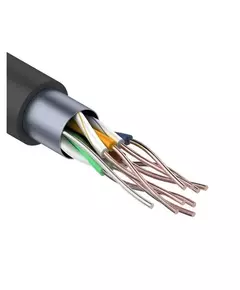 Кабель FTP 4х2х24AWG кат.5е медь наружн. прокл. бухта (м) Rexant 01-0146