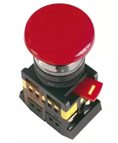 Кнопка AEAL-22 "Грибок" с фикс. красн. D22 240В 1з+1р IEK BBG60-AEAL-K04