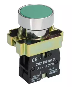 Кнопка LAY5-BA31 без подсветки зел. 1з IEK BBT60-BA-K06
