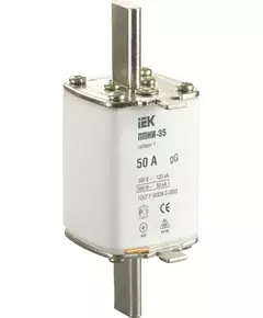 Вставка плавкая ППНИ-35 50А габарит 1 IEK DPP30-050