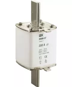 Вставка плавкая ППНИ-37 200А габарит 2 IEK DPP40-200