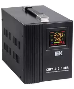 Стабилизатор напряжения HOME СНР 1/220 0.5кВА переносной IEK IVS20-1-00500