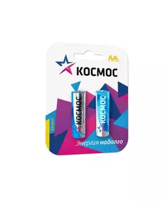 Элемент питания алкалиновый LR LR6 BP-2 (блист.2шт) Космос KOCLR62BL