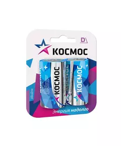 Элемент питания алкалиновый LR LR20 Максимум BP2 (блист.2шт) Космос KOCLR20MAX2BL