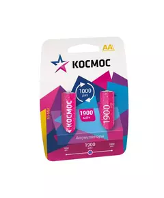 Аккумулятор R6 NI-MN 1900мА.ч BP-2 (блист.2шт) Космос KOCR6NIMH(1900MAH)