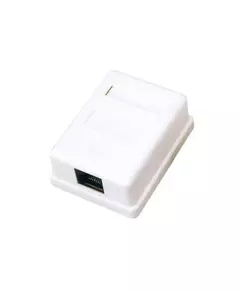 Розетка компьютерная 1-м ОП RJ45 CAT 5E бел. REXANT 03-0121