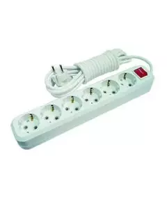 Удлинитель 6х5м с заземл. 16А IP20 с выкл. Makel MGP234