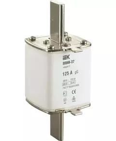 Вставка плавкая ППНИ-37 125А габарит 2 IEK DPP40-125