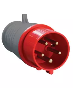 Вилка эл. каб. 16А 3P+PE+N 380В IP44 ССИ-015 IEK PSR02-016-5