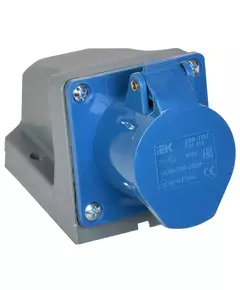 Розетка ОП 16А 220В 2P+PЕ ССИ-113 IP44 IEK PSR11-016-3