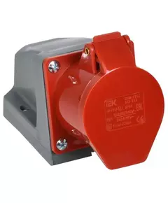 Розетка ОП 16А 380В 3P+PE+N ССИ-115 IP44 IEK PSR12-016-5