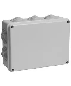 Коробка распаячная ОП 190х140х70 IP44 КМ41243 RAL7035 IEK UKO11-190-140-070-K41-44