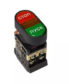 Кнопка АРВВ-22N "Пуск-стоп" овал. 220В NO+NC EKF pbn-apbb-o