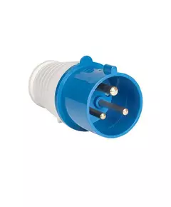 Вилка эл. каб. 16А 2P+РЕ 220В IP44 (013) EKF ps-013-16-220