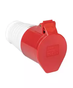 Розетка кабельная 16А 380В 3P+РЕ IP44 (214) EKF ps-214-16-380