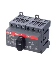 Рубильник реверсивный OT40F3C 40А (23А AC23) ABB 1SCA104913R1001