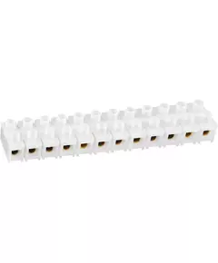 Колодка клеммная 10х35кв.мм 12пар NTB-HPE-S12-80/WH квадратн. полиэтилен бел. Navigator 71008