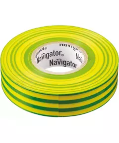 Изолента ПВХ 15мм (рул.20м) жел/зел. NIT-B15-20/YG Navigator 71108