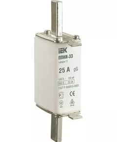 Вставка плавкая ППНИ-33 25А габарит 0 IEK DPP20-025