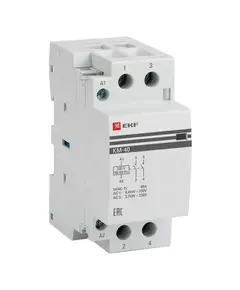 Контактор модульный КМ 40А 2NО (2 мод.) EKF km-2-40-20