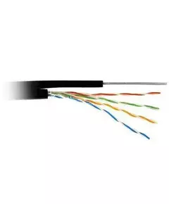 Кабель UTP 4х2х24AWG кат.5е медь с тросом бухта (м) Rexant 01-0046