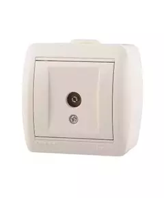 Розетка TV ОП Ната оконечная бел. LEZARD 710-0200-130
